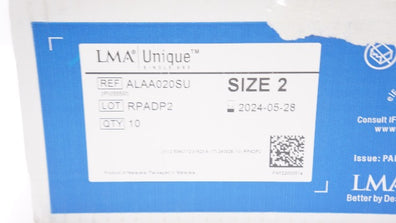 Teleflex ALAA020SU LMA Unique Laryngeal Mask Airway, Size 2 - Box of 10
